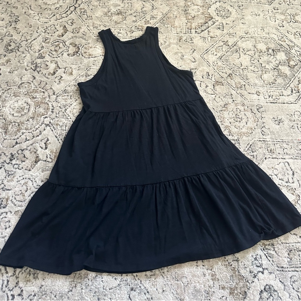 GAP Black Tiered Tank Dress - Picture 3 of 3